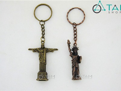 Móc khóa tượng Chúa dang tay Nữ thần tự do số 12